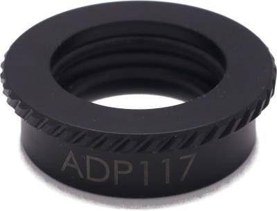 1 inch screw in microphone adapter for cal1250.  the cal250 adapters for 1/2 inch mics (adp019), 3/8 inch mics (adp020), 1/4 inch mics (adp021) and 1/8 inch mics (adp023) can be used with the adp117.